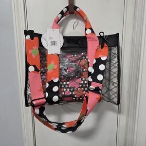 Betsey Johnson Clear Tote Bag